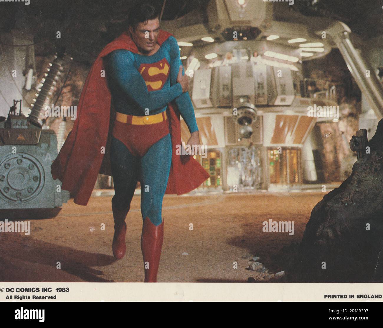 Superman la película (Warner Bros., 1978). Protagonizada por Christopher Reeve, Marlon Brando
