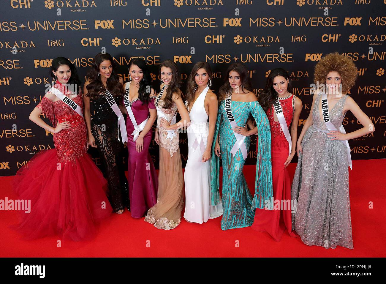 Los Concursantes De Miss Universo Posan Para Las Fotos Durante El