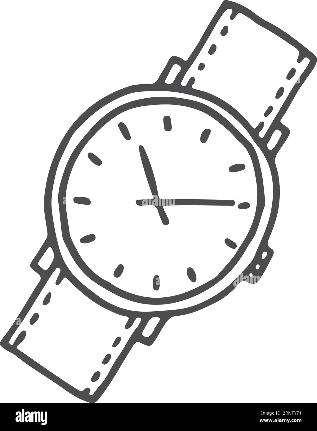 Reloj inteligente redondo lado derecho aislado en fondo blanco