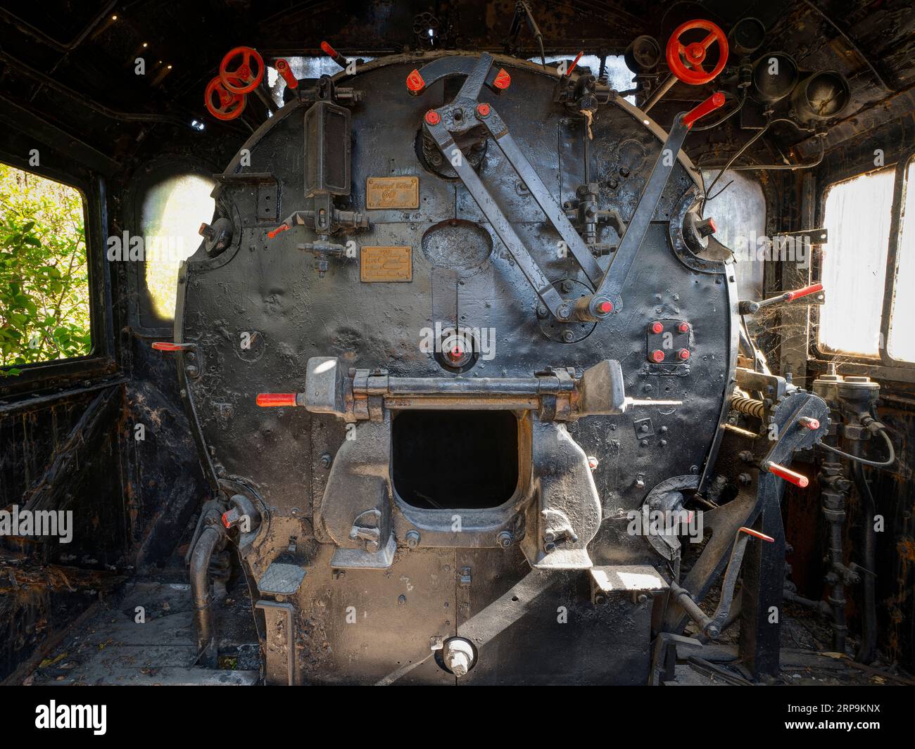 Locomotora de vapor alemana (BMAG no 55037). 1924.- Camlik locomotoras de vapor Museo al aire libre. Selcuk, Turquía Foto de stock
