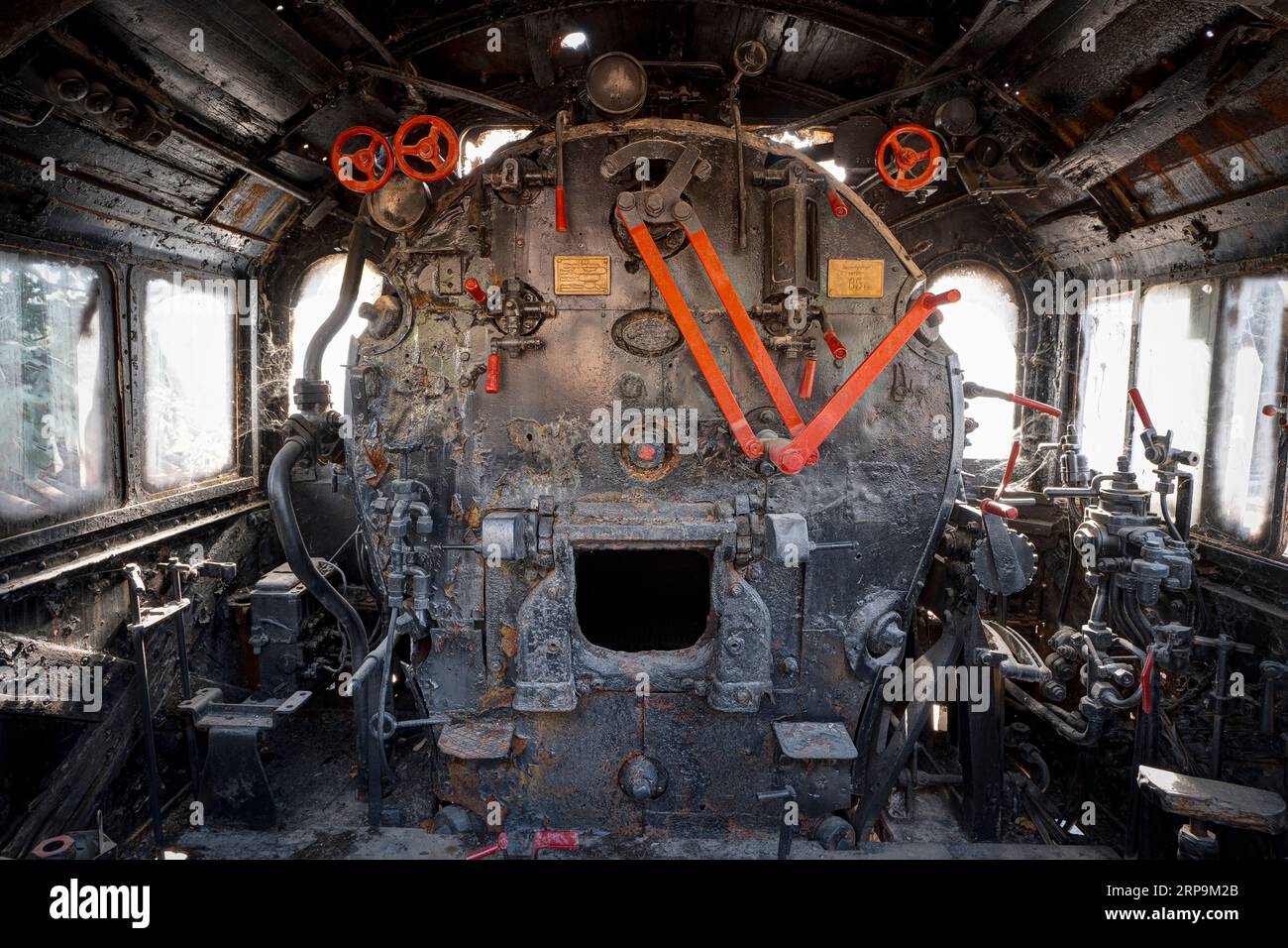 Locomotora de vapor alemana (Krupp n.º 57001). 1933.- Camlik locomotoras de vapor Museo al aire libre. Selcuk, Turquía Foto de stock