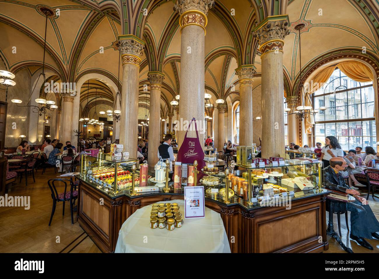 El Café Central, Viena, Austria Foto de stock