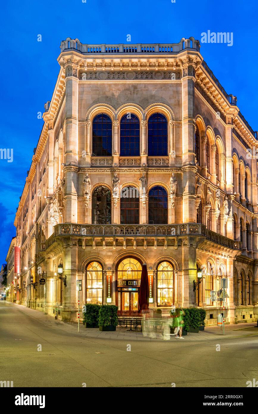 Palais Ferstel, Viena, Austria Foto de stock