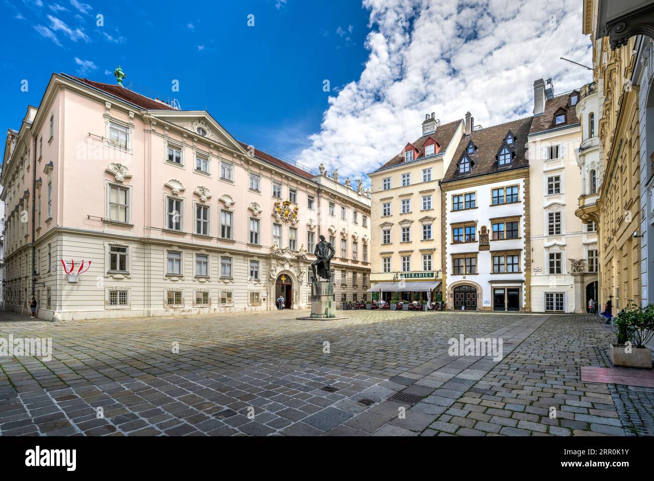 Judenplatz (Plaza Judía), Viena, Austria Foto de stock