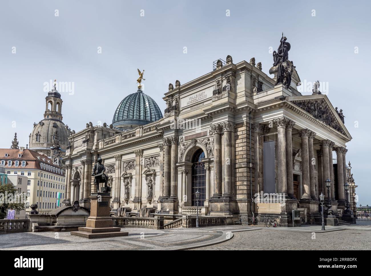 El edificio Lipsius en Dresde, Sajonia Alemania Foto de stock