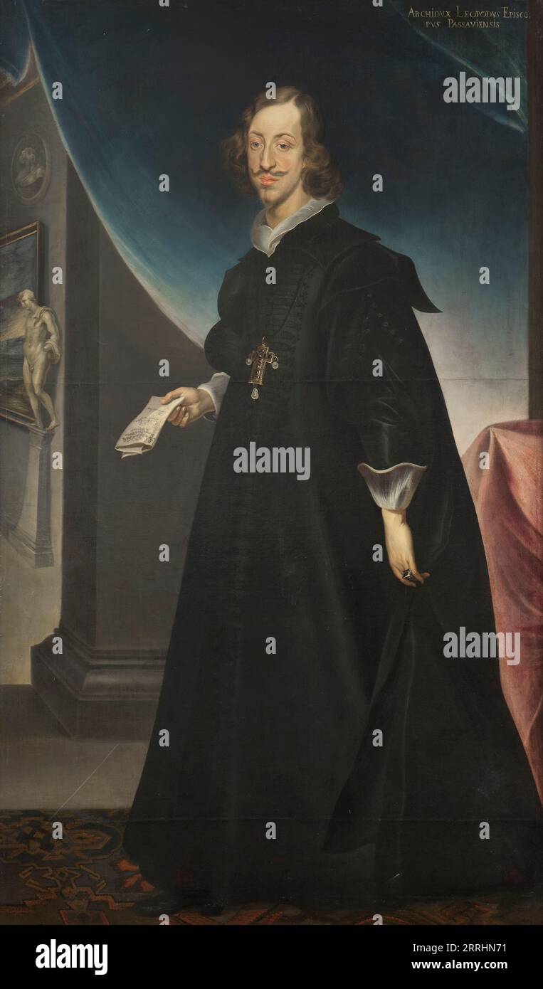 Leopoldo Vilhelm, 1614-1662, Archiduque de Austria, siglo XVII. Foto de stock