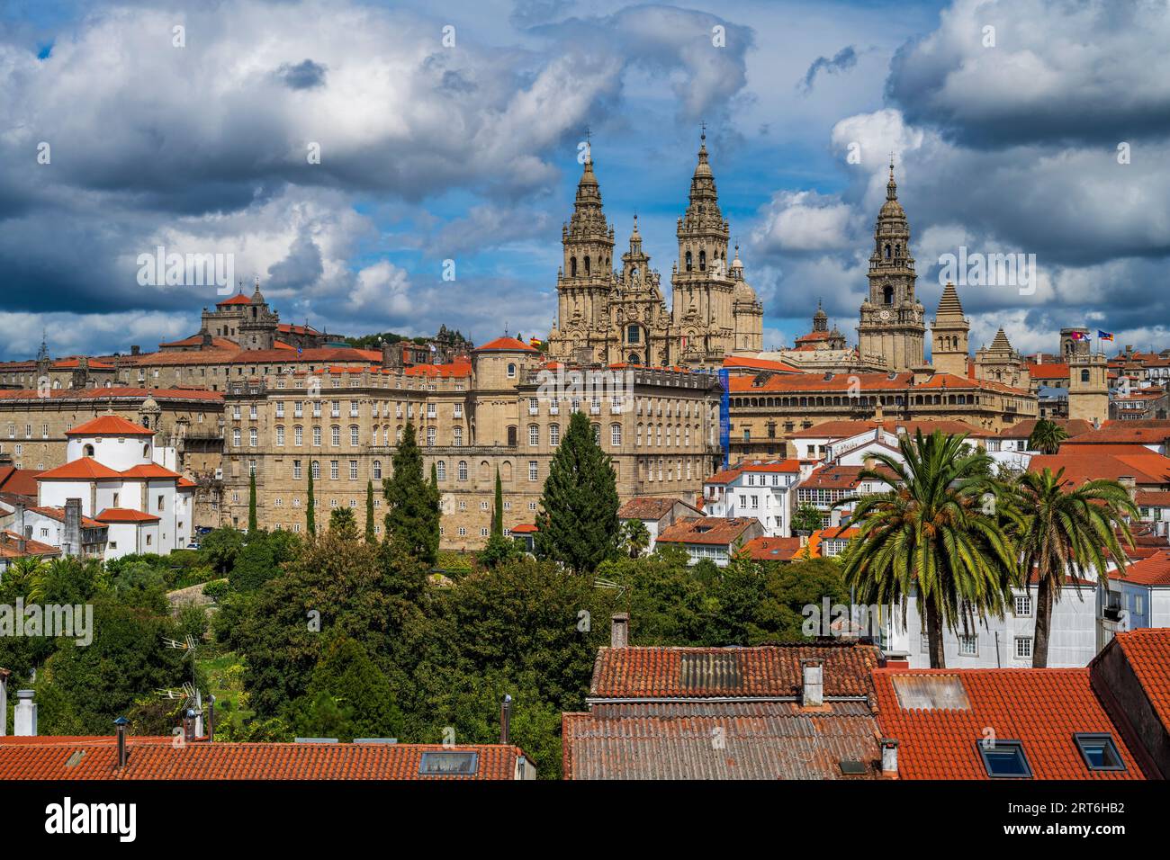 Catedral de Santiago de Compostela, Galicia, España Foto de stock