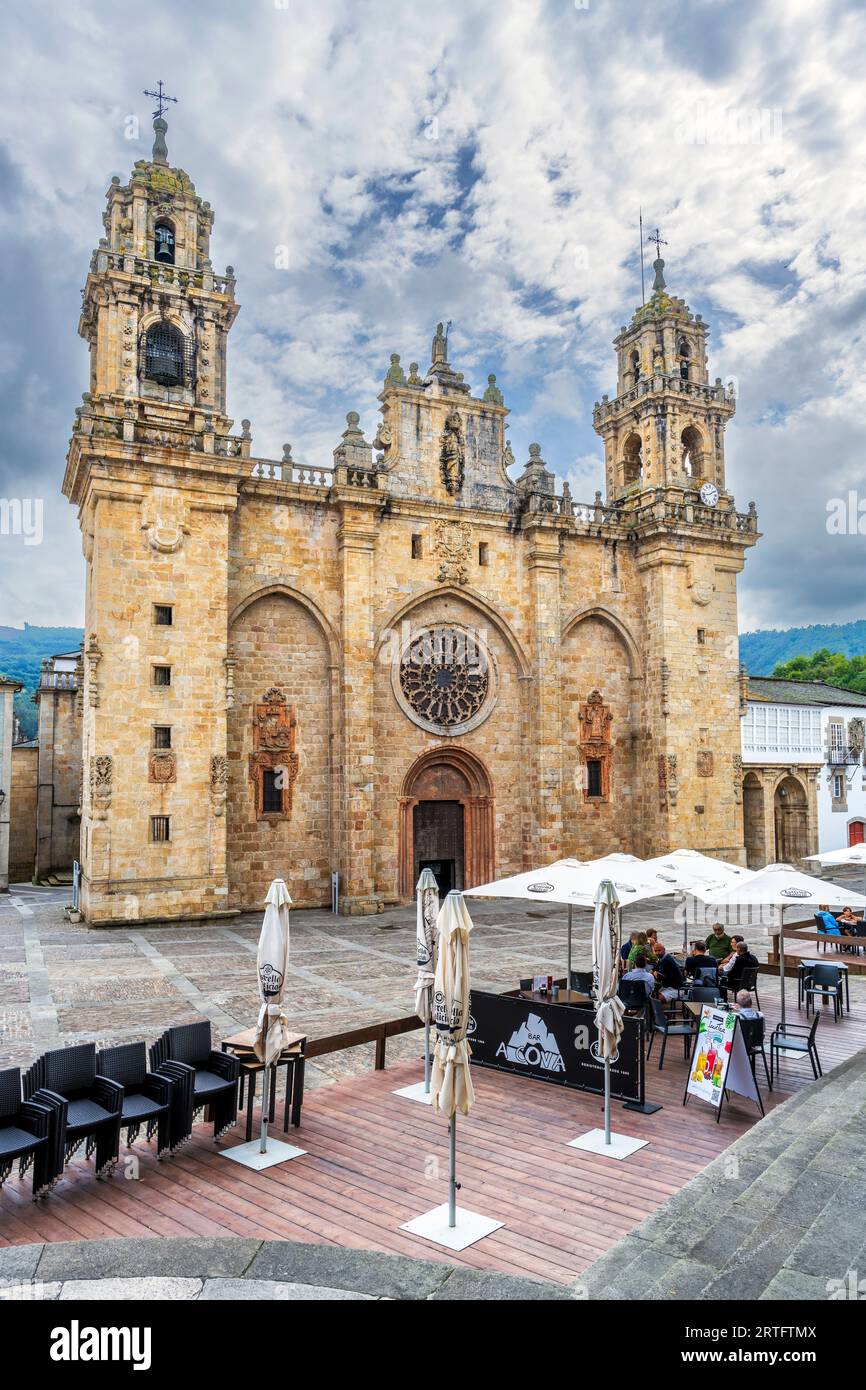 Catedral, Mondonedo, Galicia, España Foto de stock