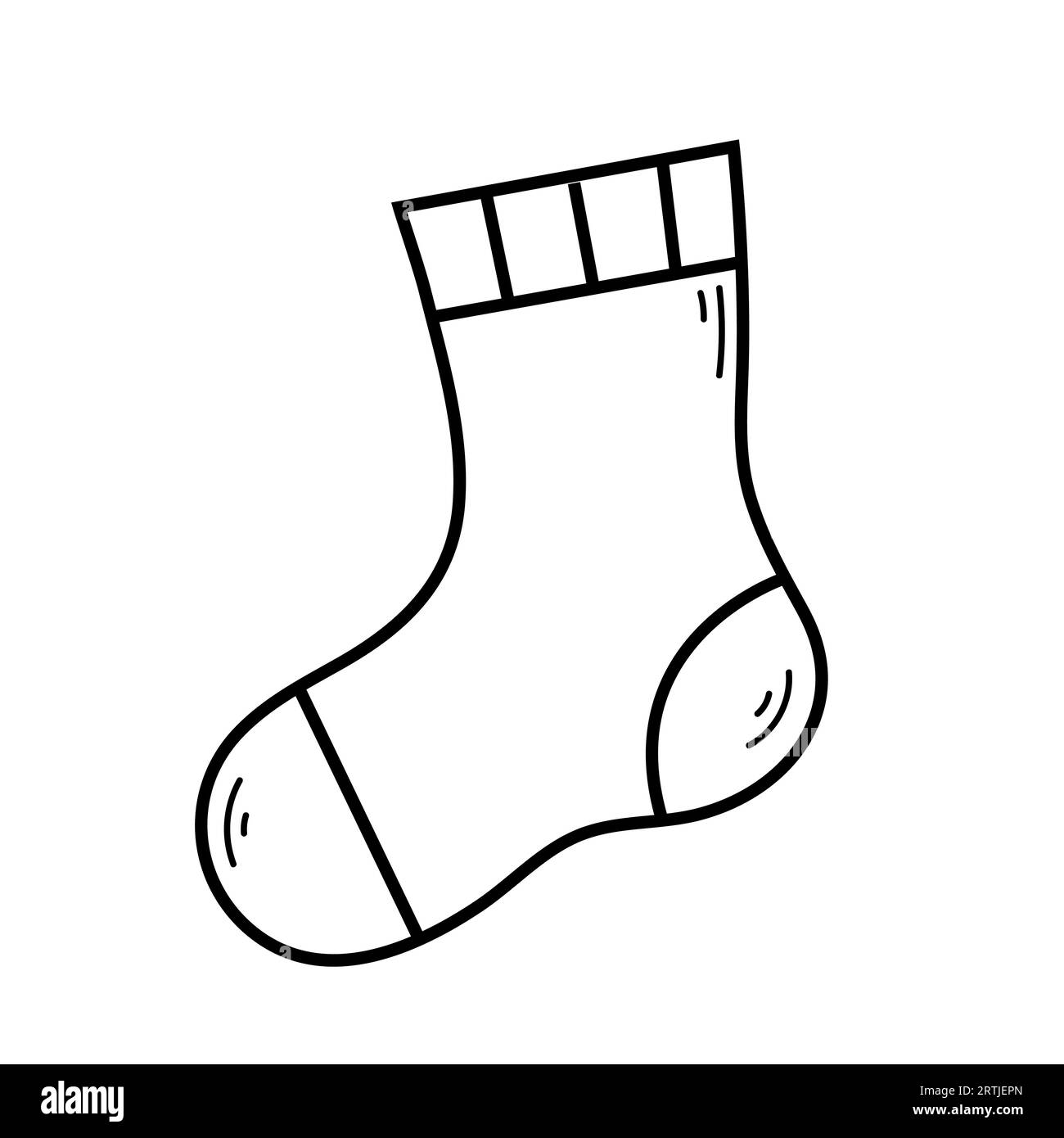 dibujo de calcetin
