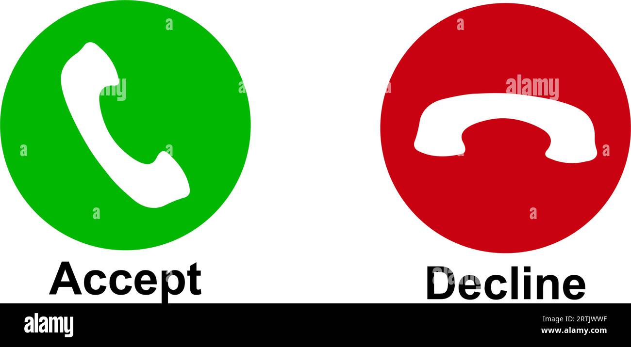 Aceptar Rechazar Iconos