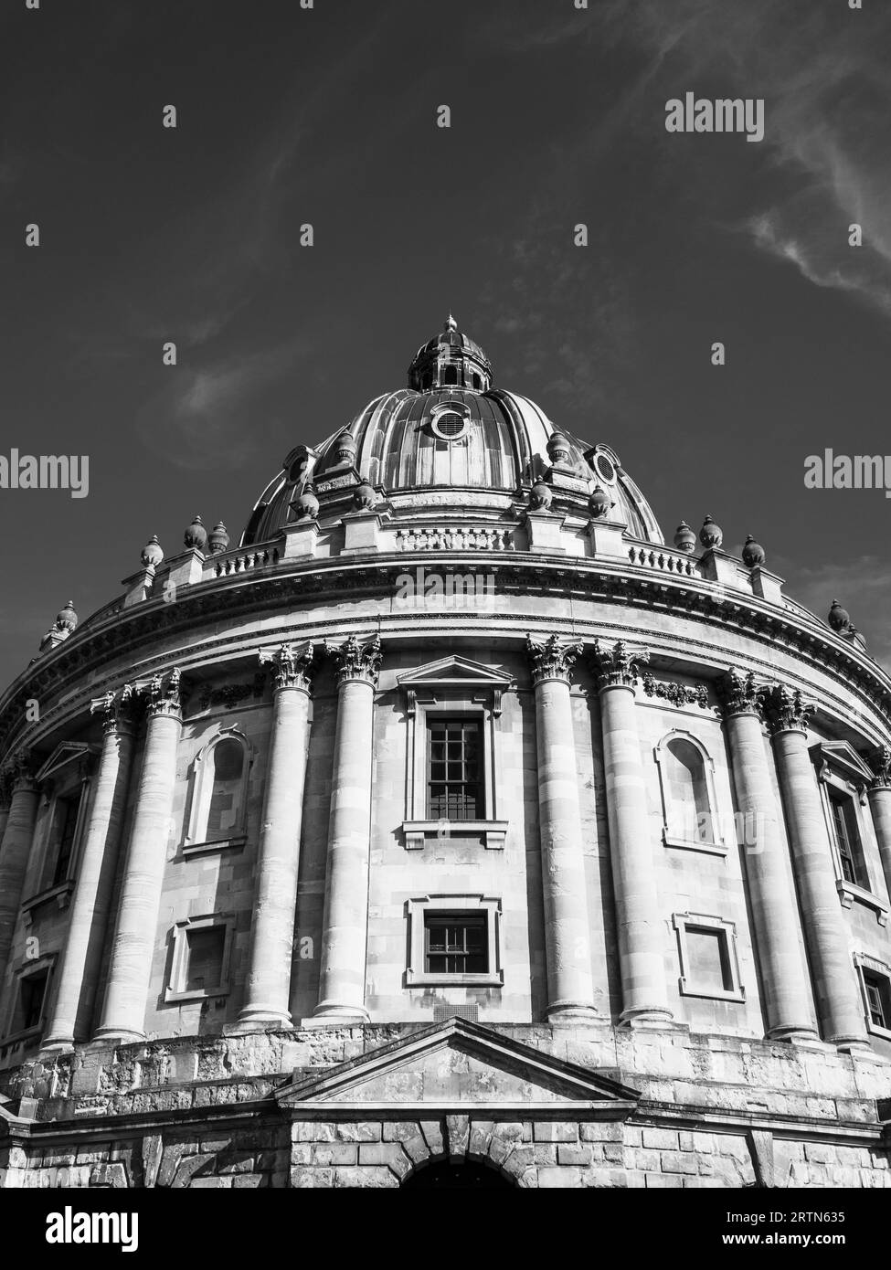 Radcliffe Camera, famoso Oxford Landmark, una biblioteca de lectura de la Universidad de Oxford, Oxford, Oxfordshire, Inglaterra, Reino Unido, GB. Foto de stock