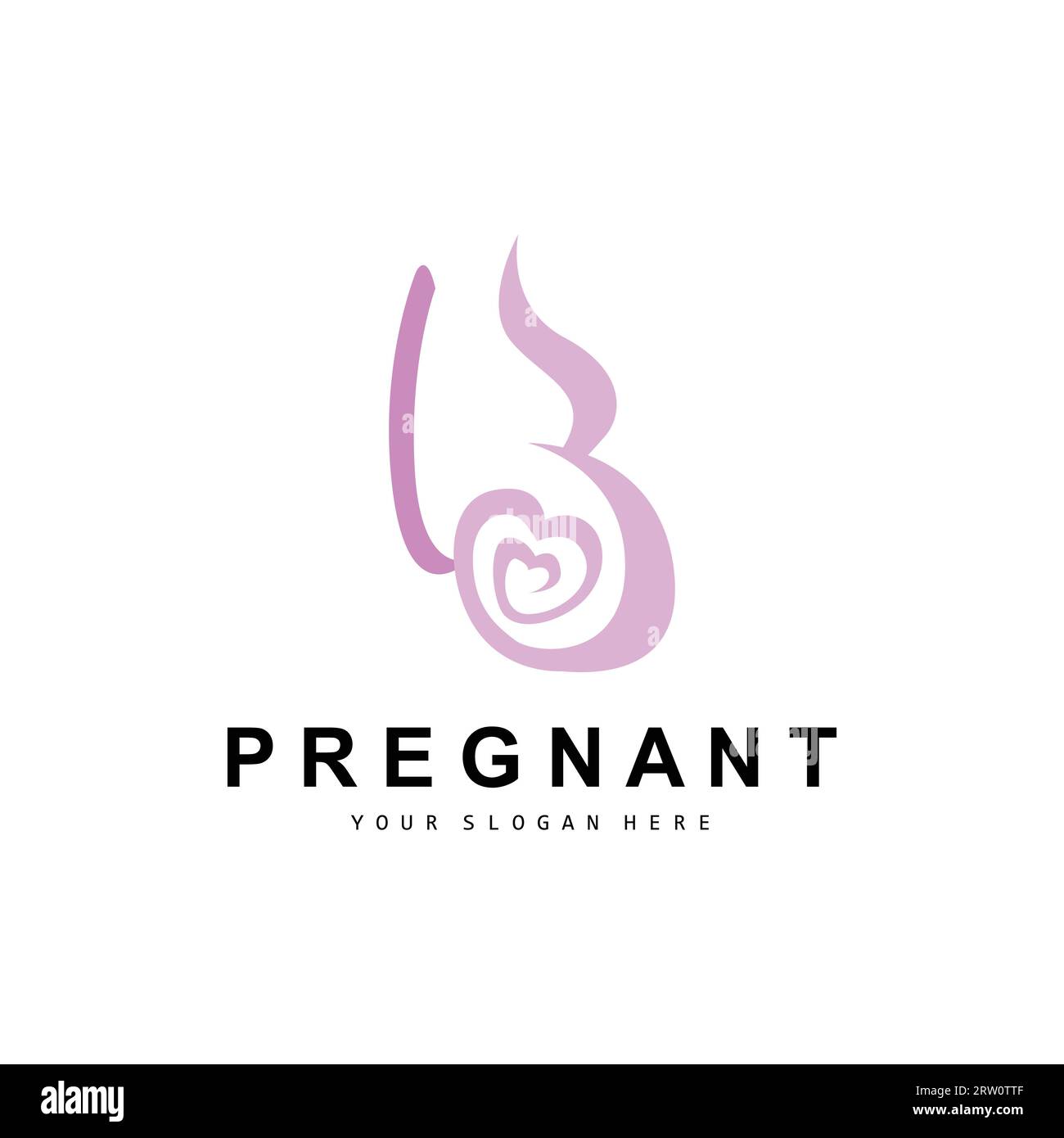 Bebé niña logotipo marca símbolo diseño gráfico minimalista logo