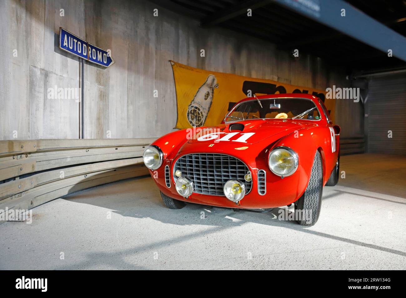 Ferrari 250 Sport Vignale Berlinetta, año de fabricación 1952, exposición especial 24 horas de Le Mans, Museo Nacional del Automóvil El Loh Foto de stock