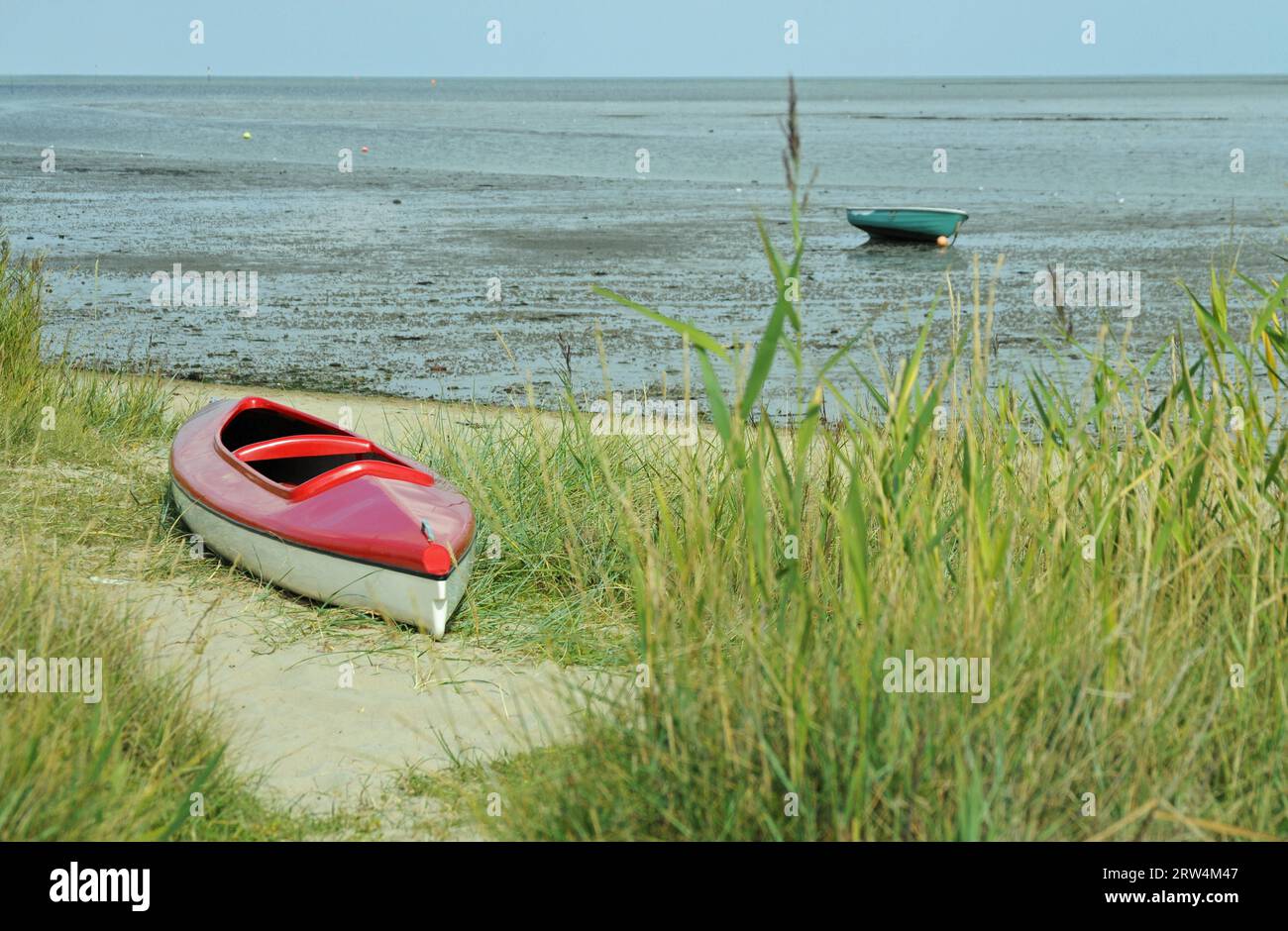 Kayak de orilla Foto de stock