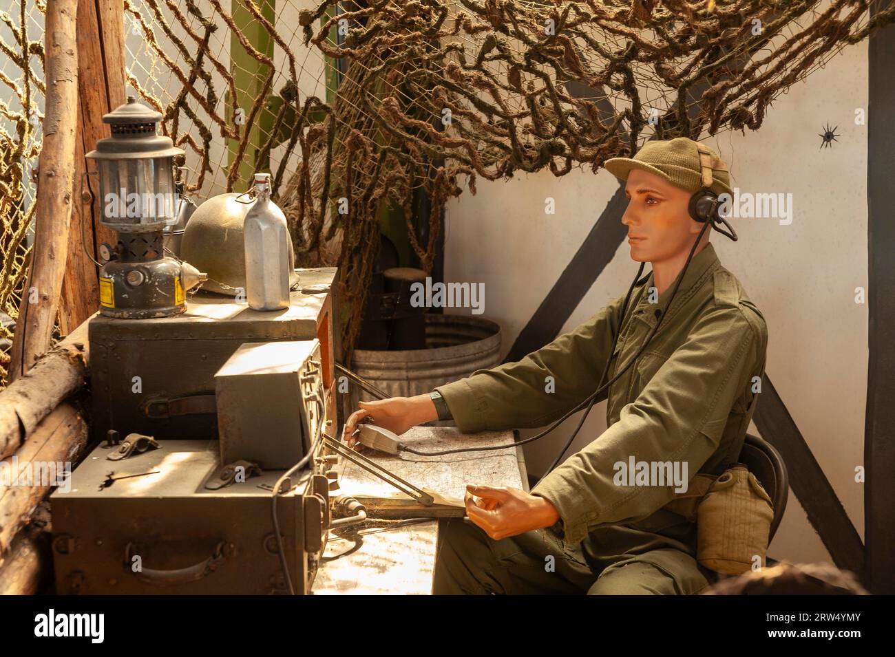 Puesta en escena de la batalla de Hatten y Rittershoffen en enero de