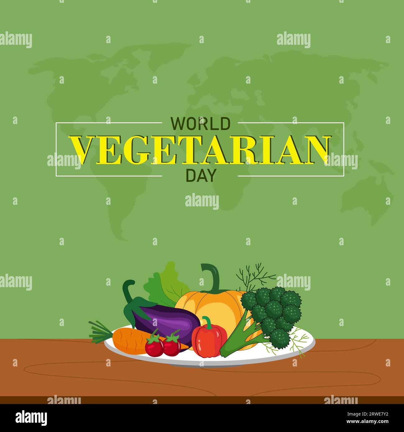 El Día Mundial De Los Vegetarianos Es Una Celebración Anual Que Se Celebra En 1 De Octubre Para 2966