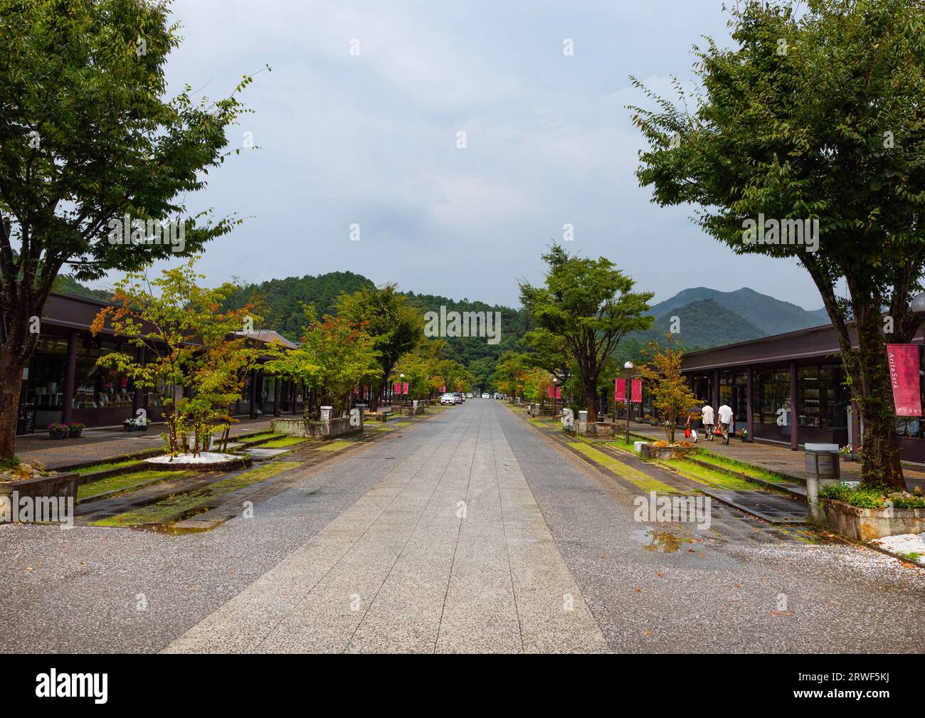 Tiendas de porcelana Arita Será, región de Kyushu, Arita, Japón Foto de stock