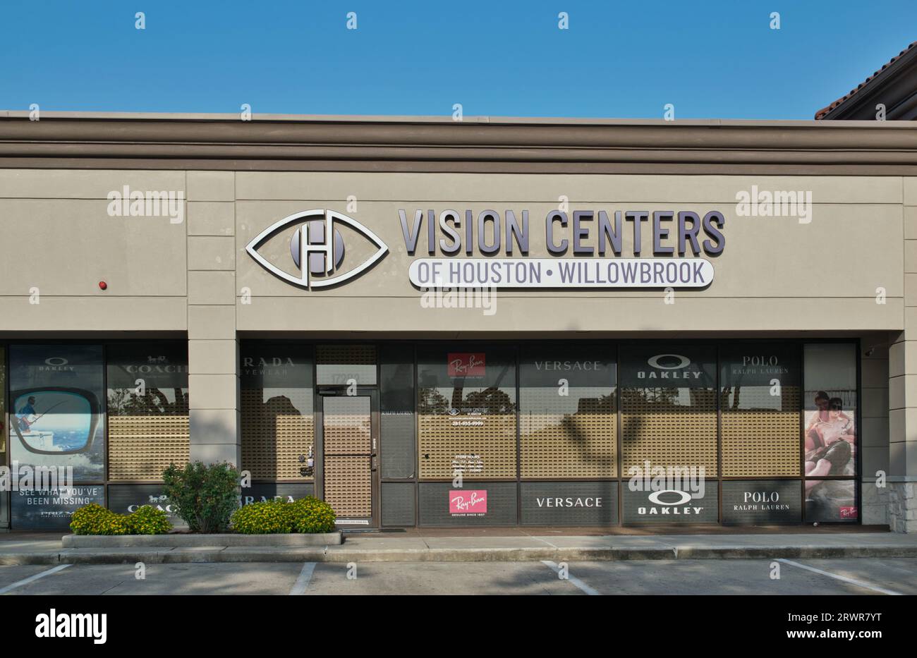 Houston, Texas, EE.UU. 07302023 Visión Centers of Houston Storefront