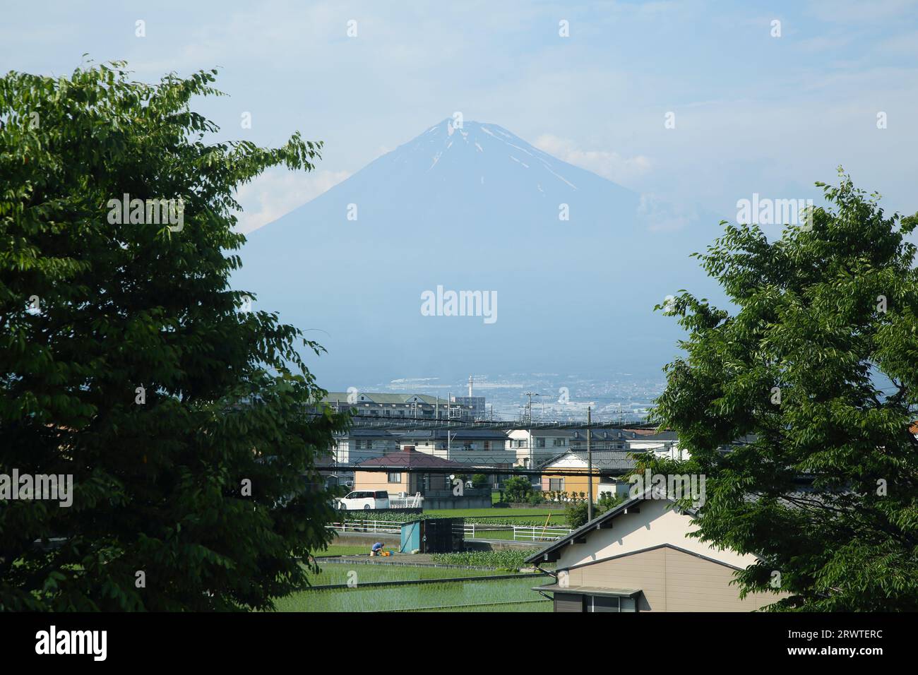 Fuji de la ciudad de Fuji, Prefectura de Shizuoka Foto de stock