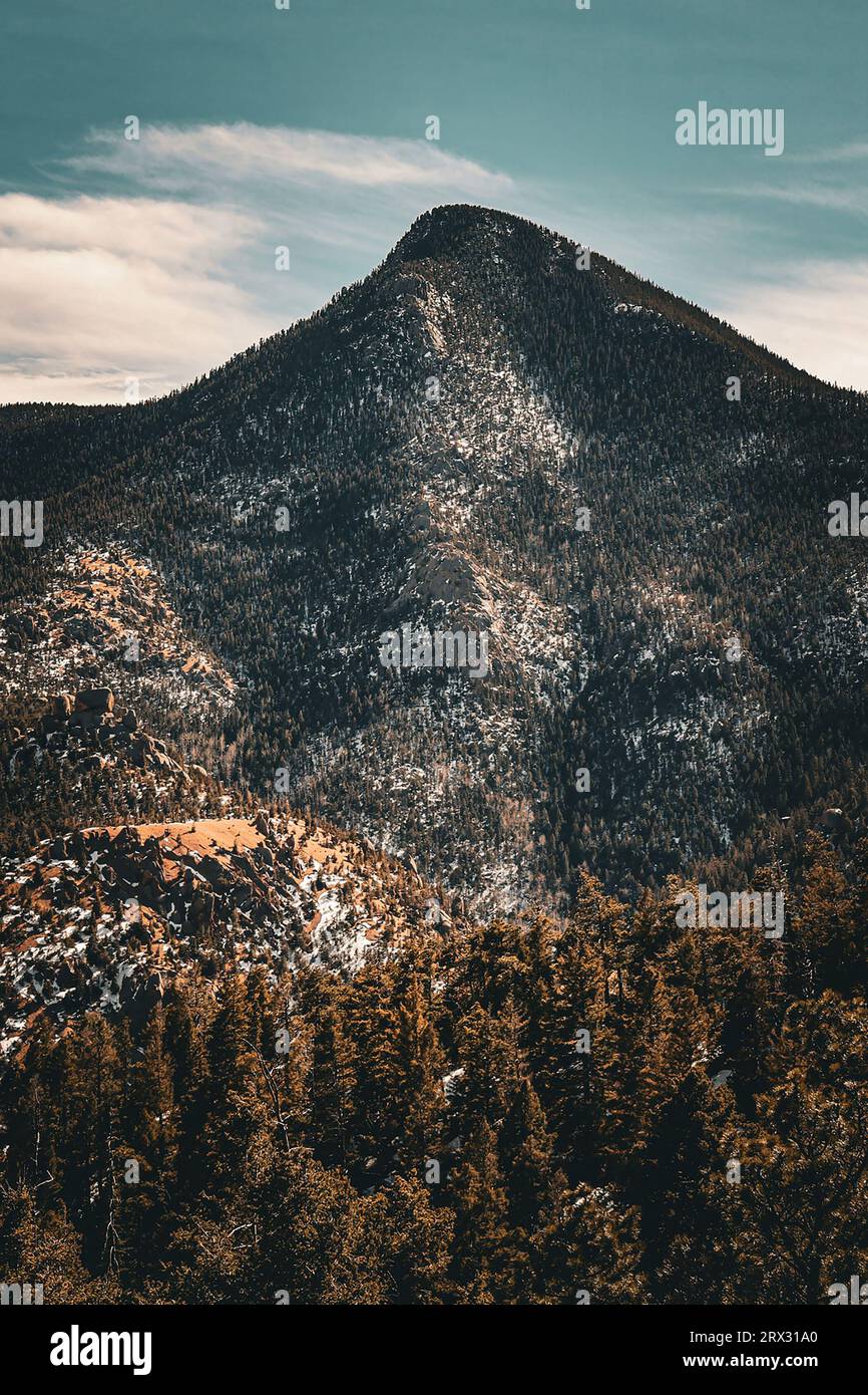 Belleza serena de la montaña Foto de stock