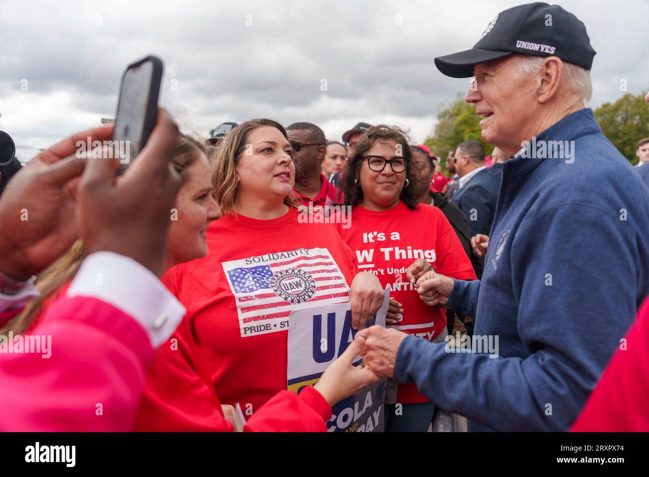 Belleville, Estados Unidos. 26 de septiembre de 2023. El presidente de Estados Unidos, Joe Biden