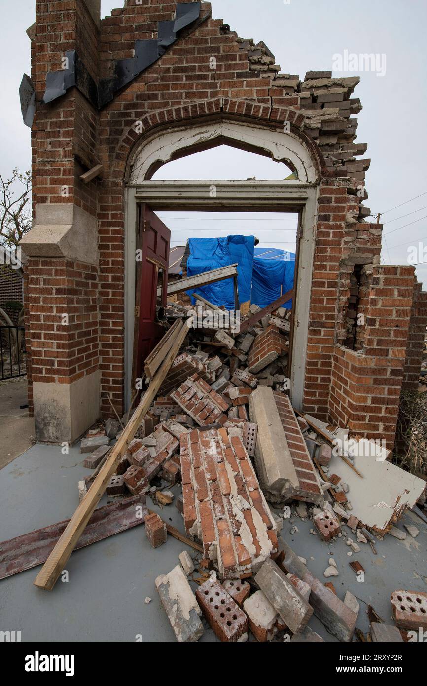 Rolling Fork, Estados Unidos de América. 12 de abril de 2023. Las