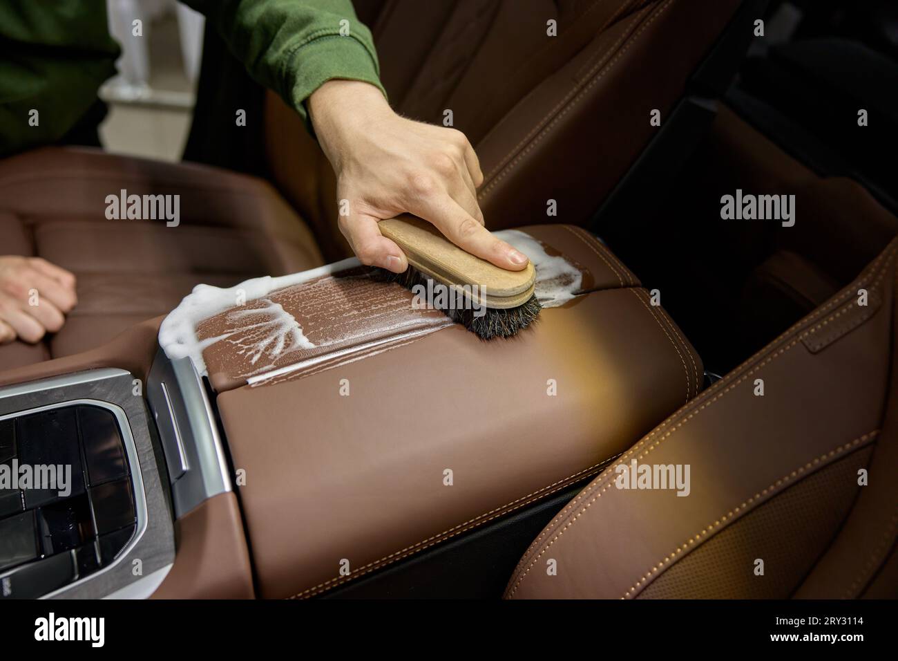 Espuma limpiadora en seco para el Interior del coche, detergente