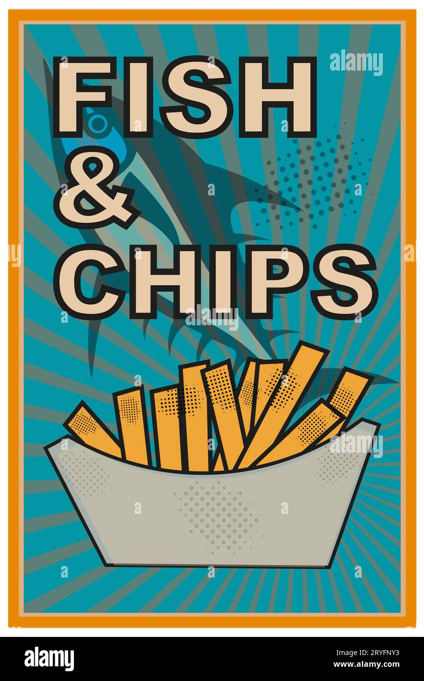 Vectores de fish and chips vector fotografías e imágenes de alta