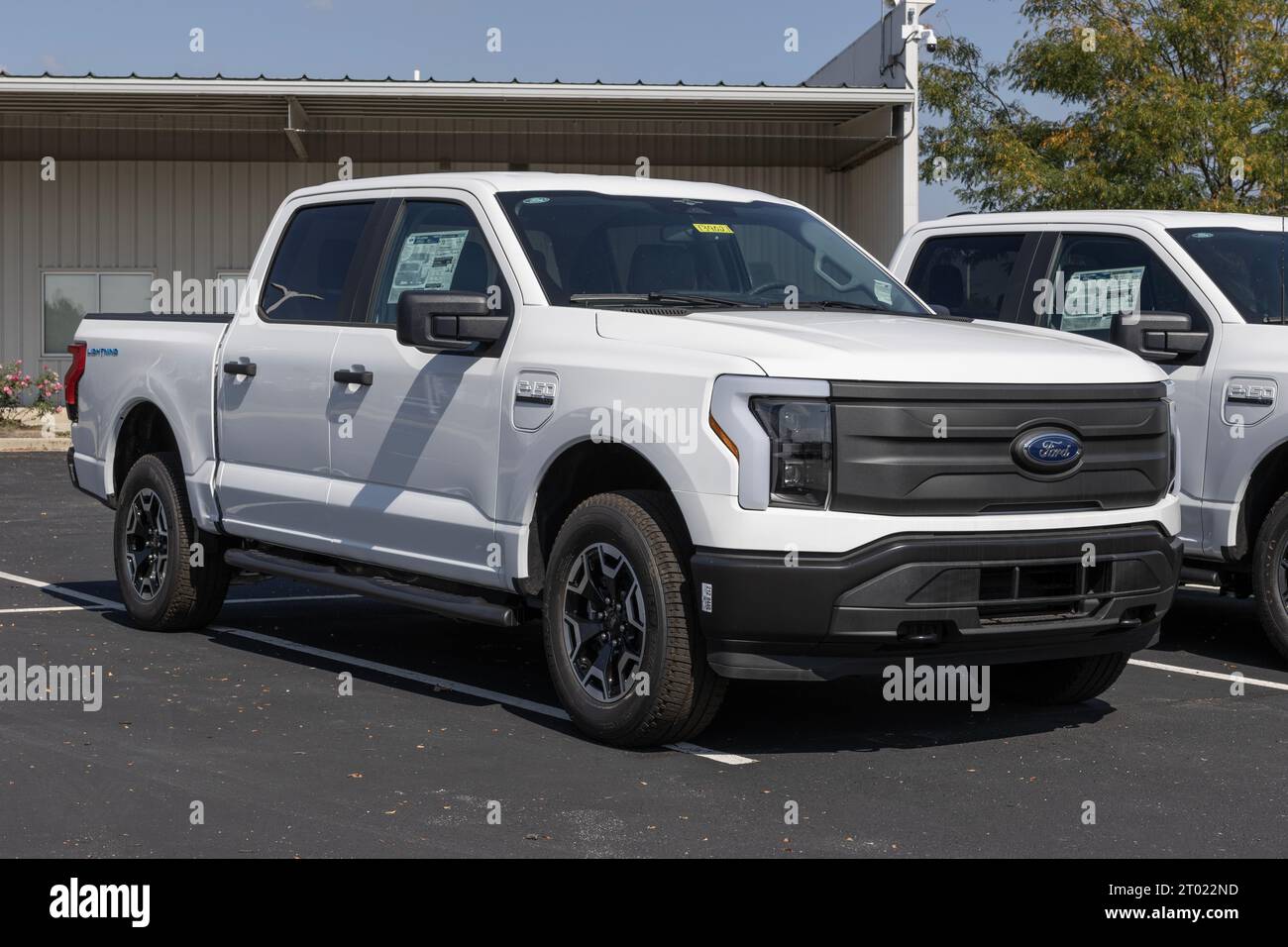 Plainfield 1 De Octubre De 2023 Ford F 150 Lightning 4x4 Crew Cab Ford Ofrece El Camión 9768