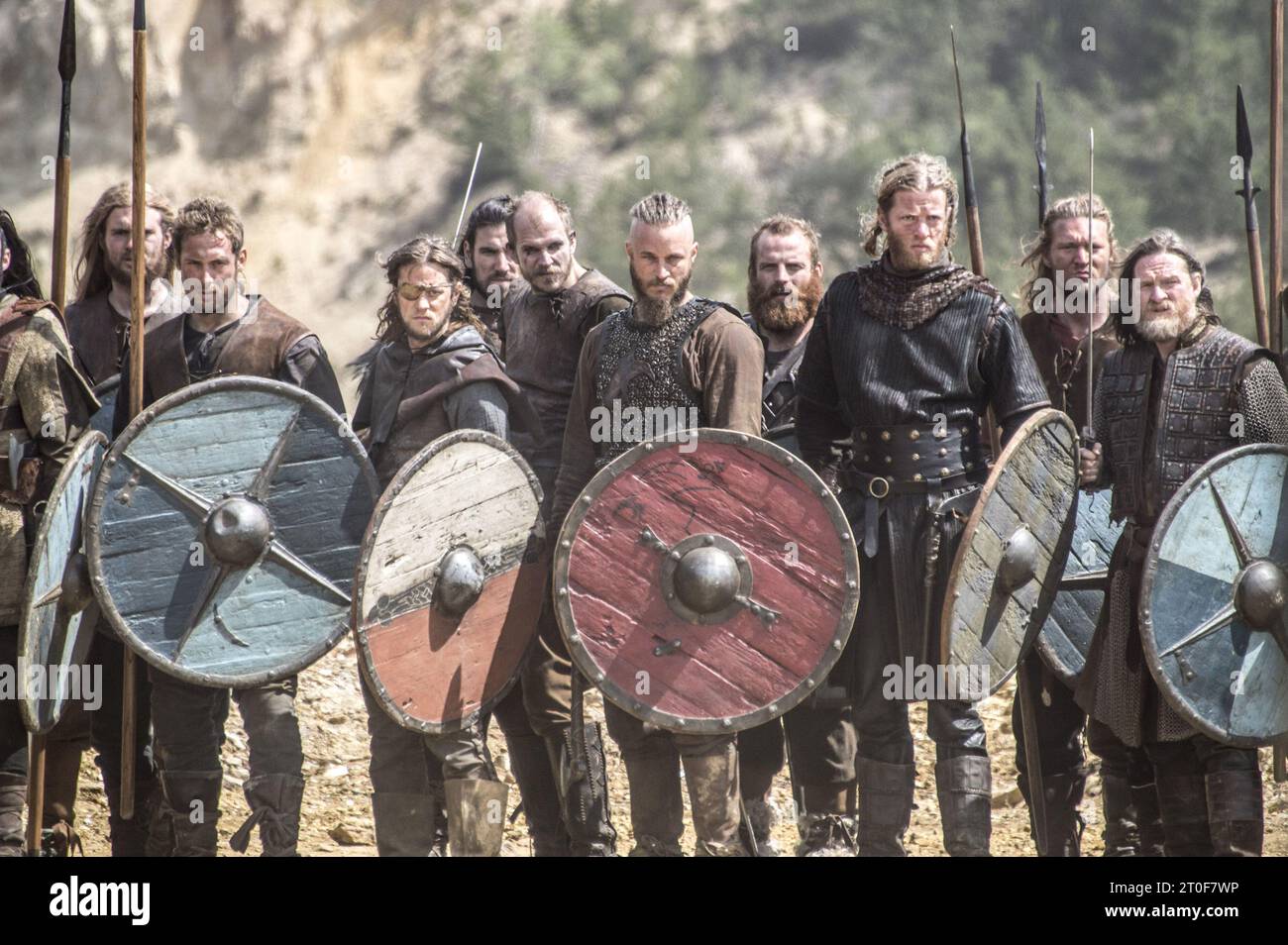 EE.UU. Travis Fimmel en una escena de la serie ©History Channel Vikingos (2013). Vikings sigue