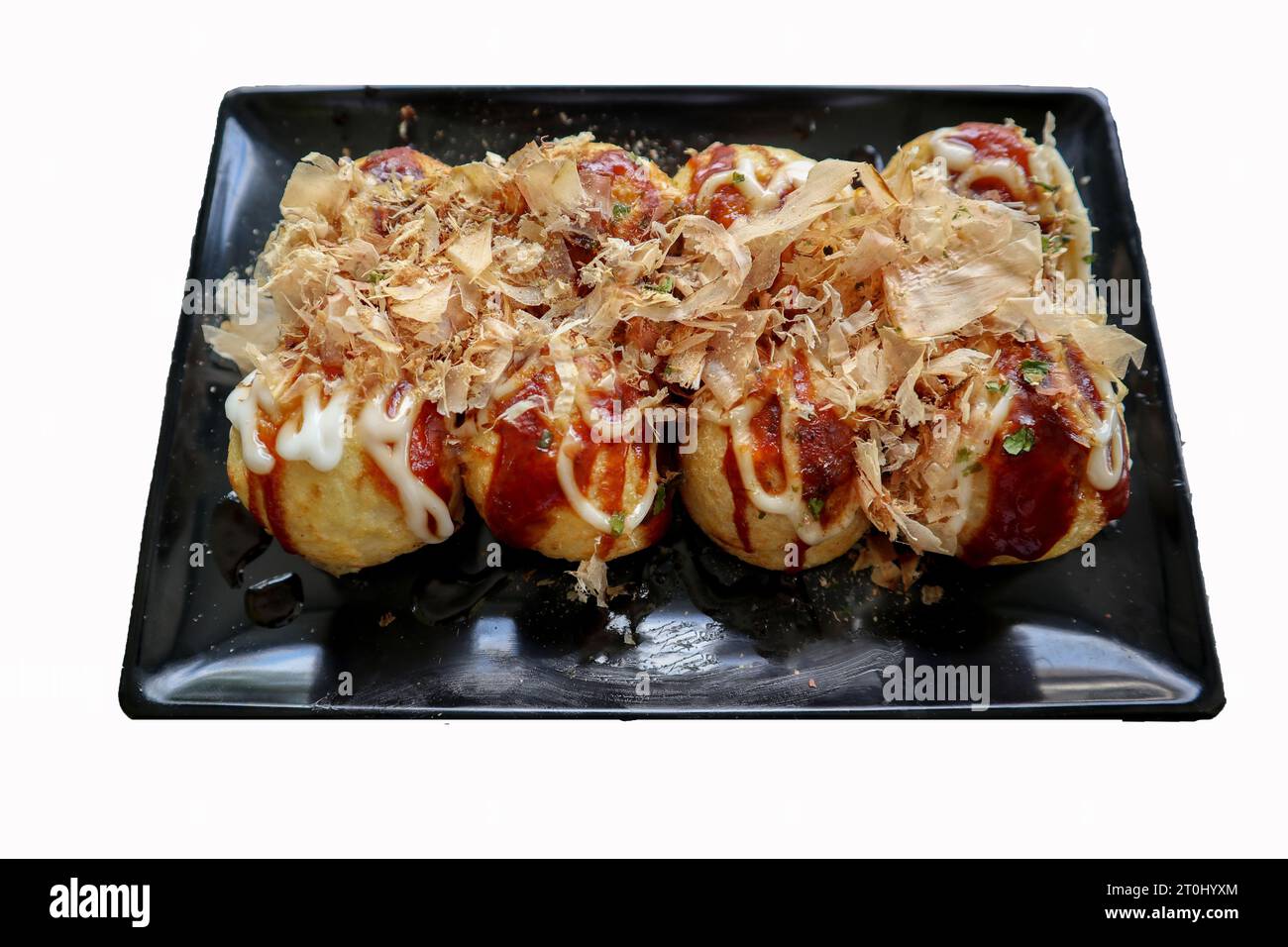 El típica comida japonesa: takoyaki de carne