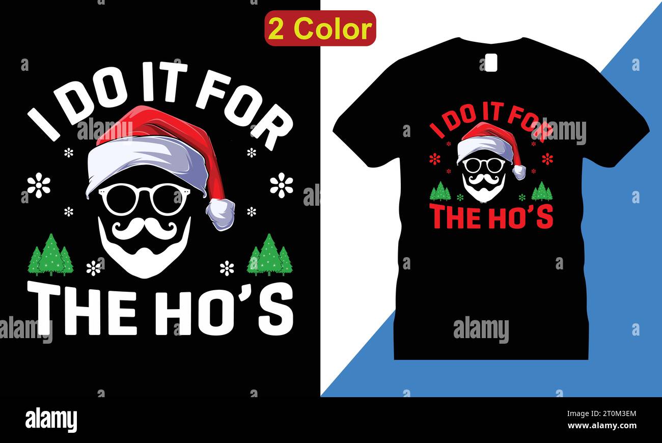 Feliz Navidad Tshirt vector de diseño. Uso para la camiseta, tazas, pegatinas, tarjetas, etc. Ilustración del Vector