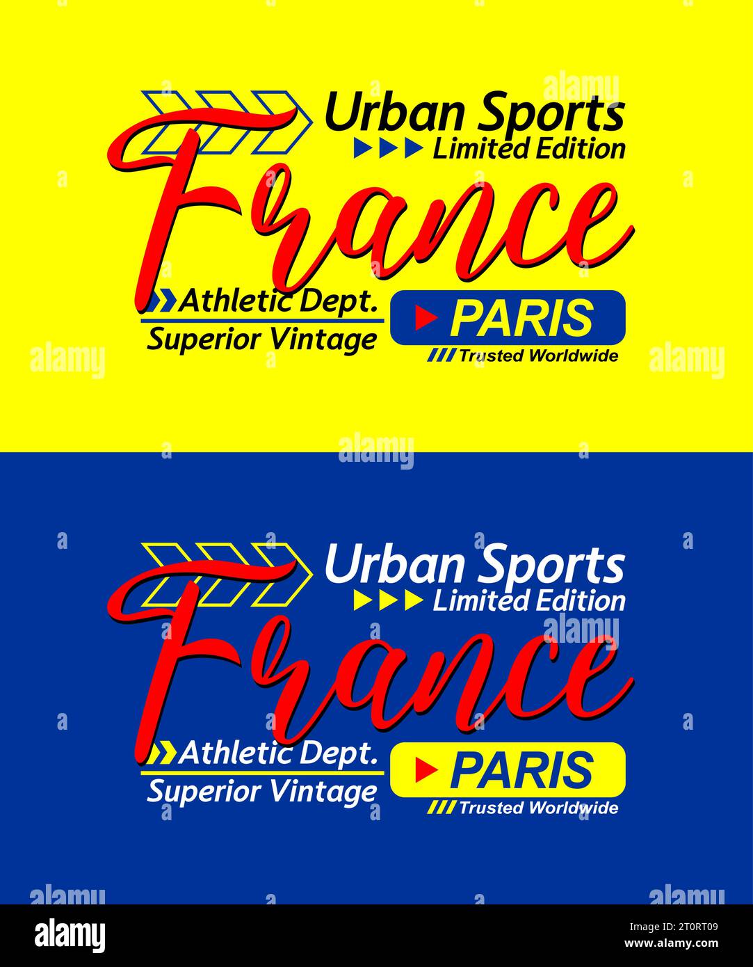 Francia urbana caligrafía tipografía superior vintage, tipografía, para camiseta, carteles, etiquetas, etc. Ilustración del Vector