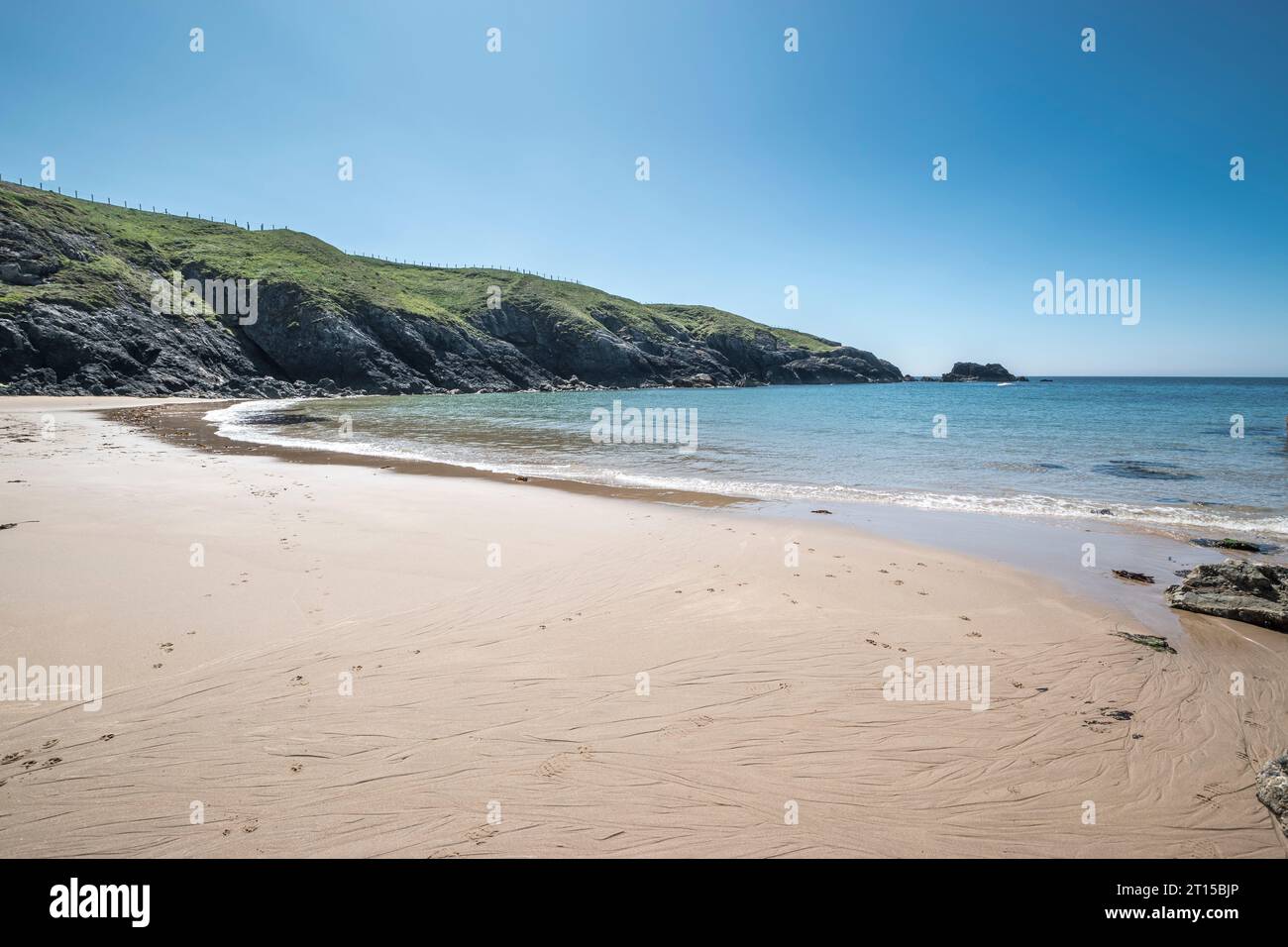 Playa de Porth Iago Península de LLeyn Gwynedd Norte de Gales Foto de stock