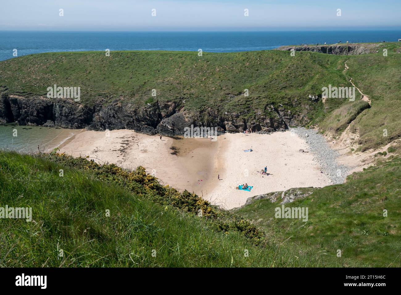 Playa de Porth Iago Península de LLeyn Gwynedd Norte de Gales Foto de stock