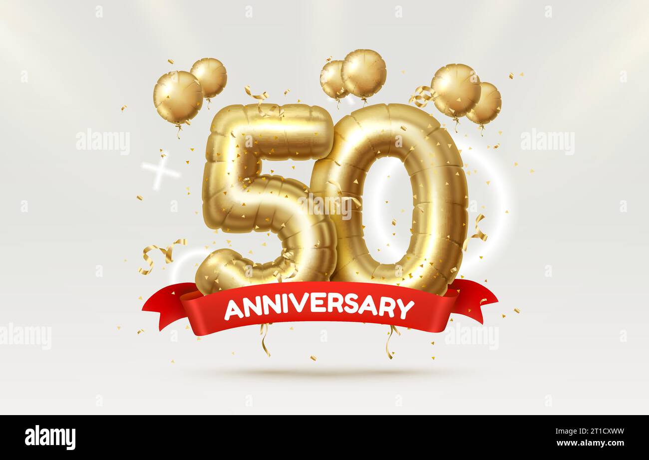 Feliz Cumpleaños 50 Años Aniversario De La Persona Cumpleaños