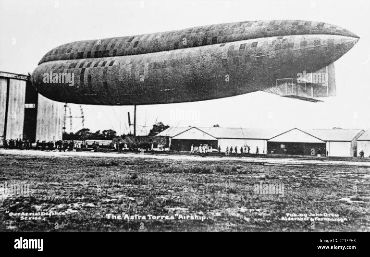 La Aviación en Gran Bretaña antes de la Primera Guerra Mundial los