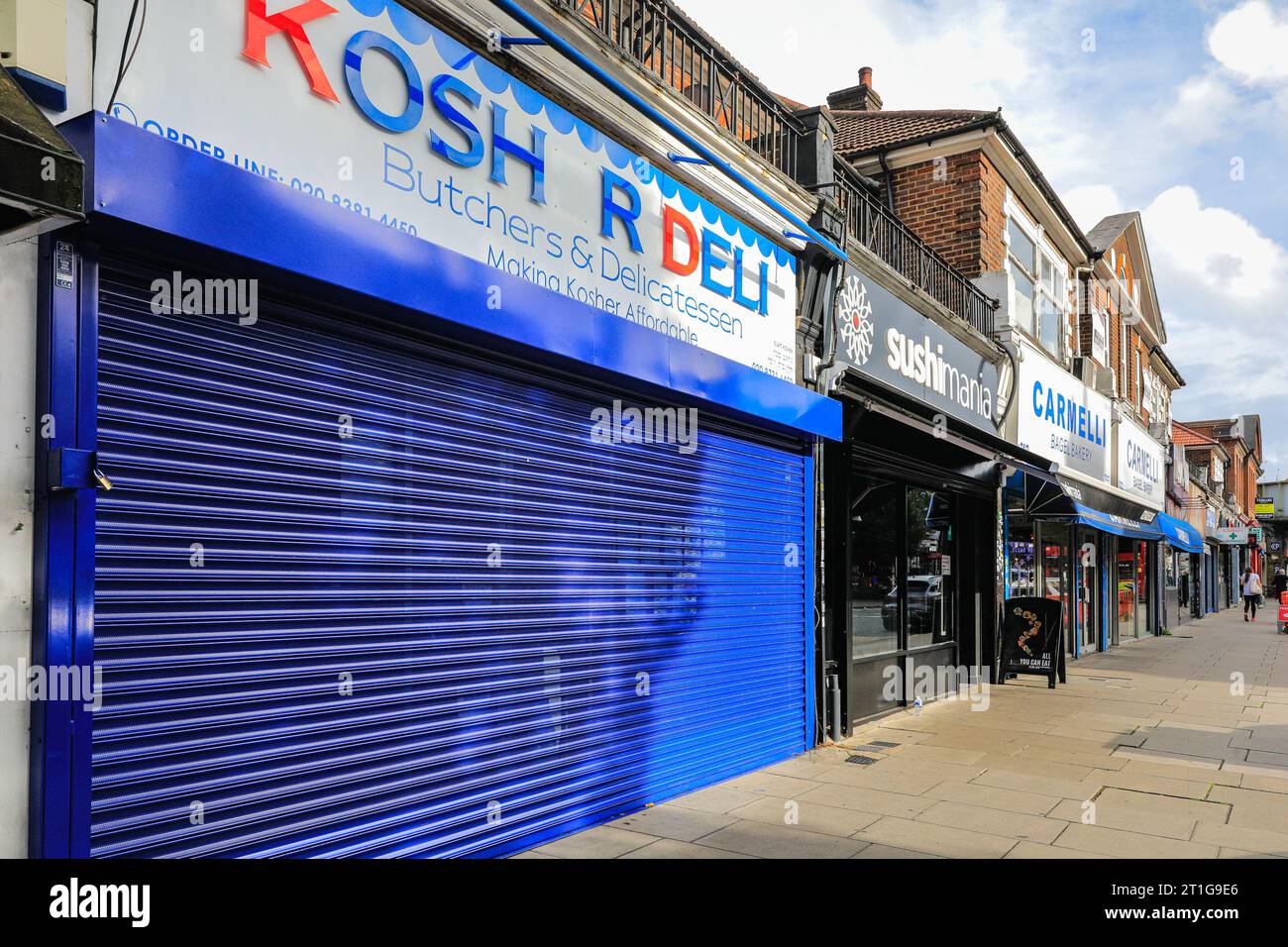 Norte de Londres, Reino Unido. 13 de octubre de 2023. Muchas de las