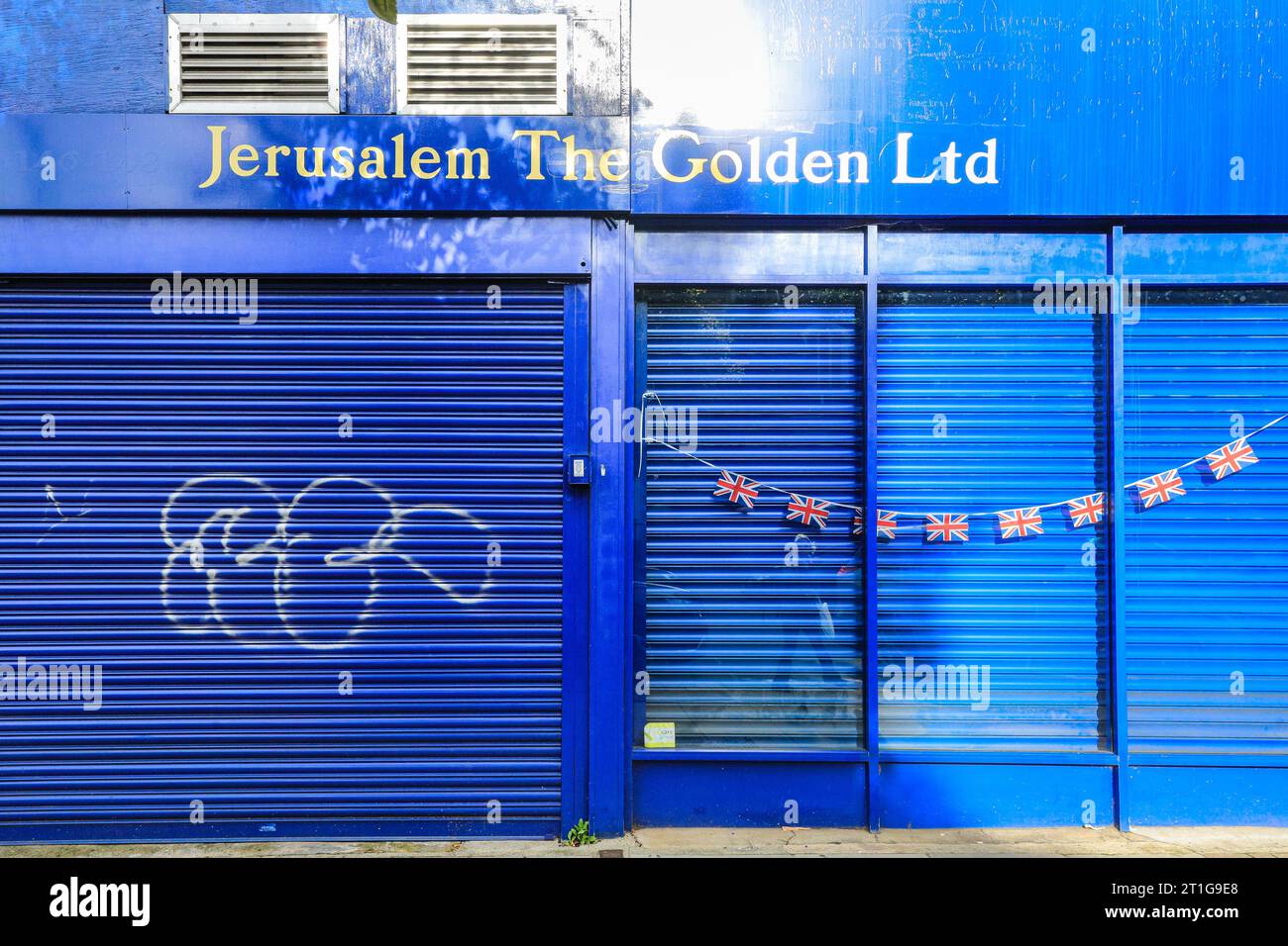 Norte de Londres, Reino Unido. 13 de octubre de 2023. Una tienda de