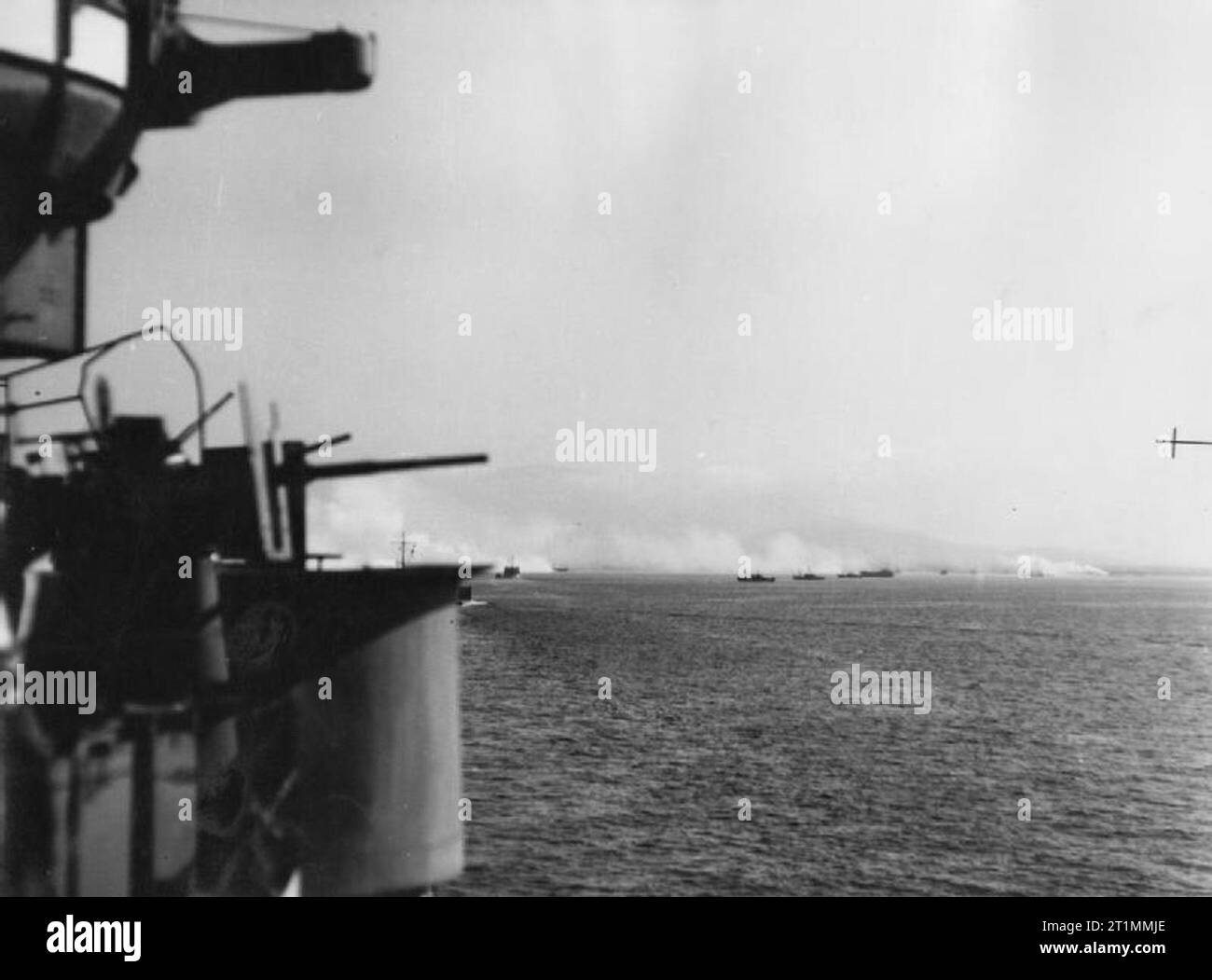La Royal Navy durante la Segunda Guerra Mundial en la distancia Landing