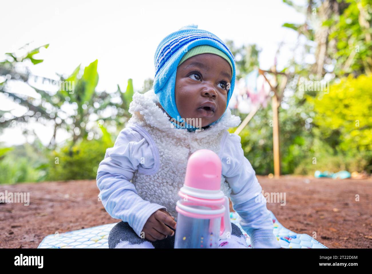 Bebé recién nacido africano fotografías e imágenes de alta