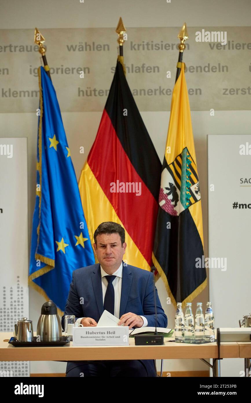 Bundesminister Hubertus Heil Europa, Deutschland, Berlin, 17.10.2023