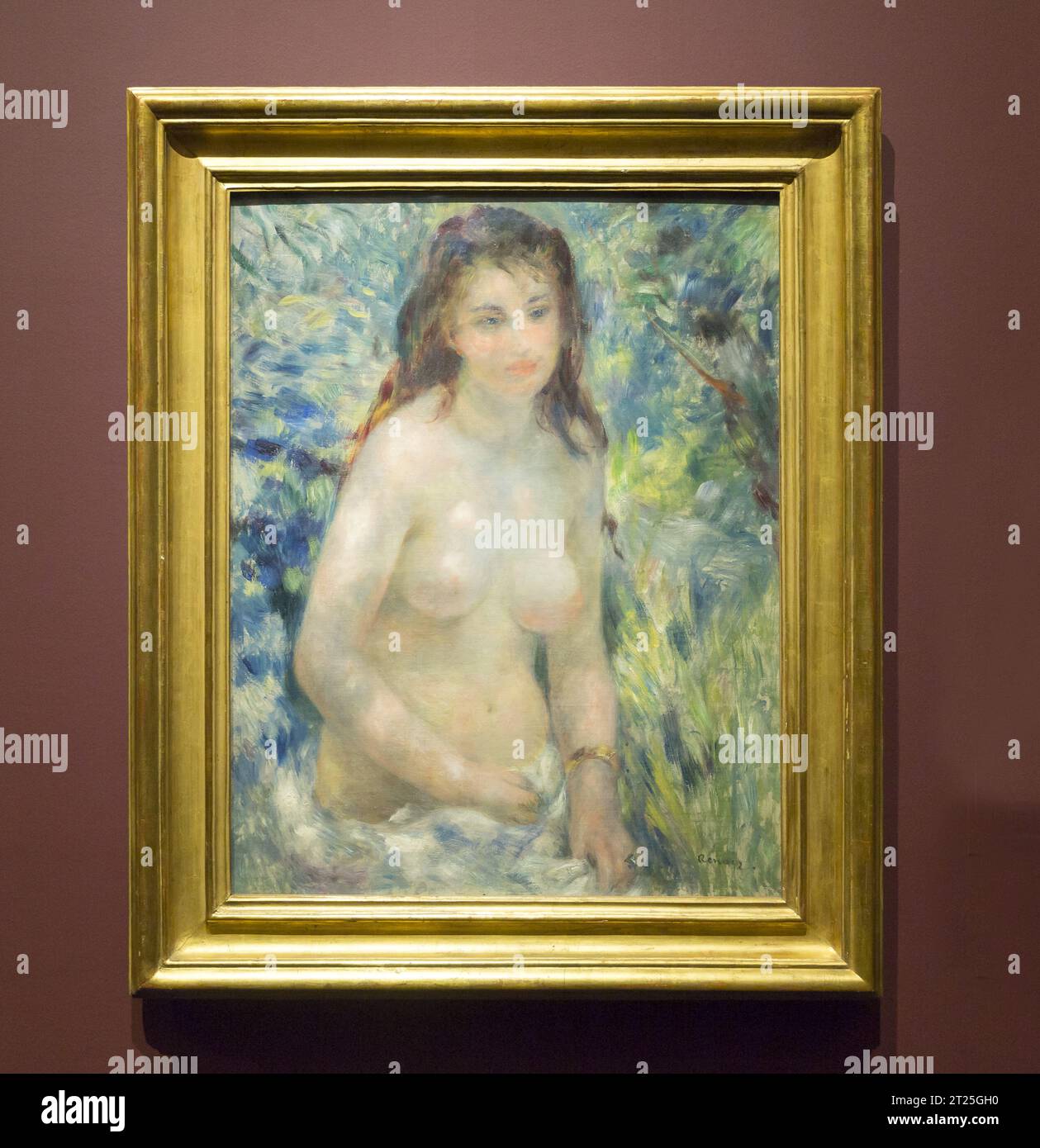 Pintura del artista francés Renoir Foto de stock
