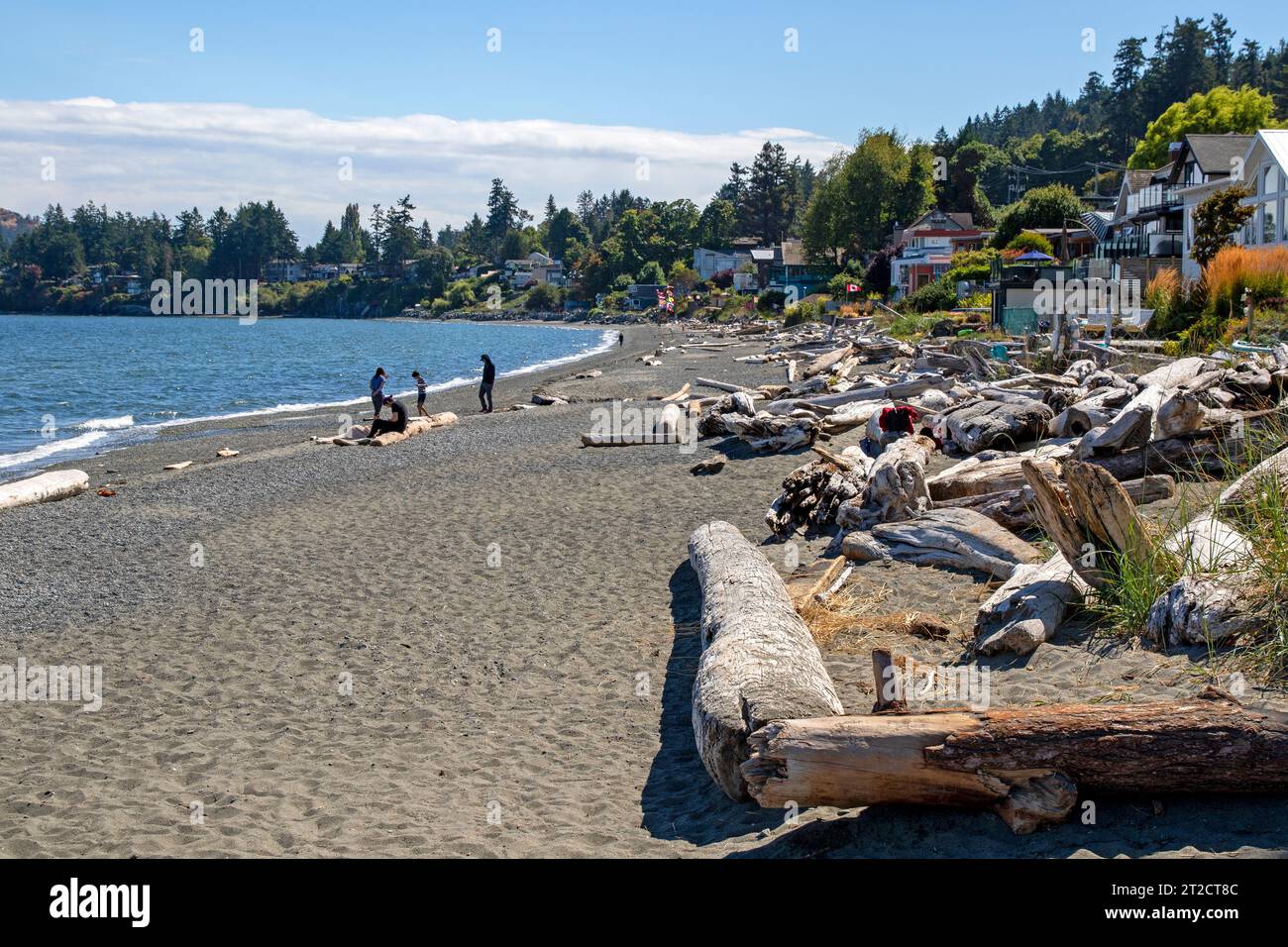 Cordova Bay, Isla de Vancouver Foto de stock