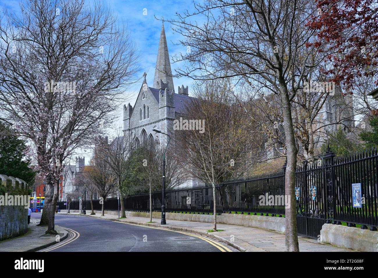 St Catedral de Patrick, Dublín, Irlanda, vista desde el sur Foto de stock