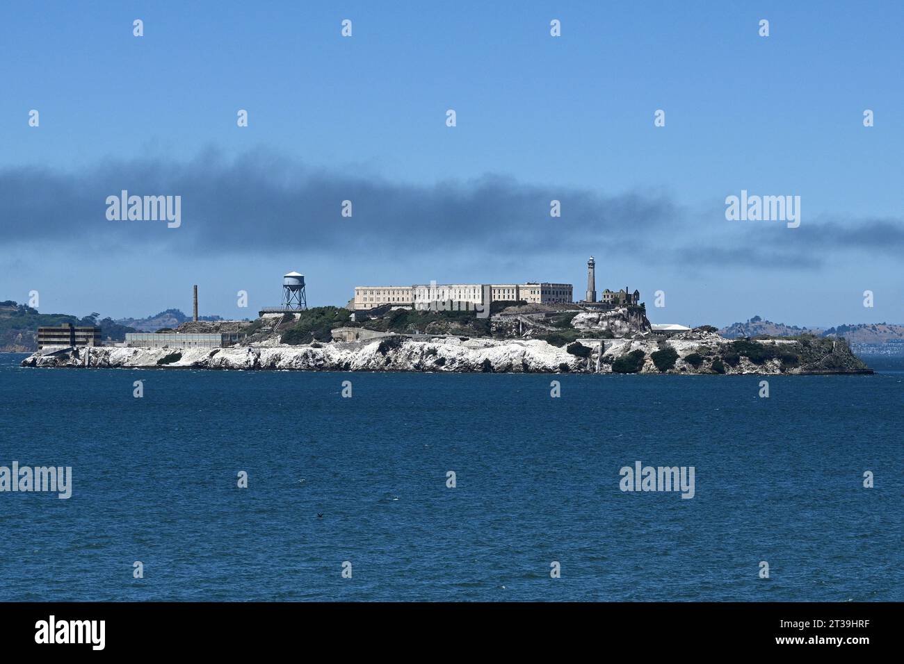 Isla y prisión de Alcatraz en San Francisco, Estados Unidos. Foto de stock