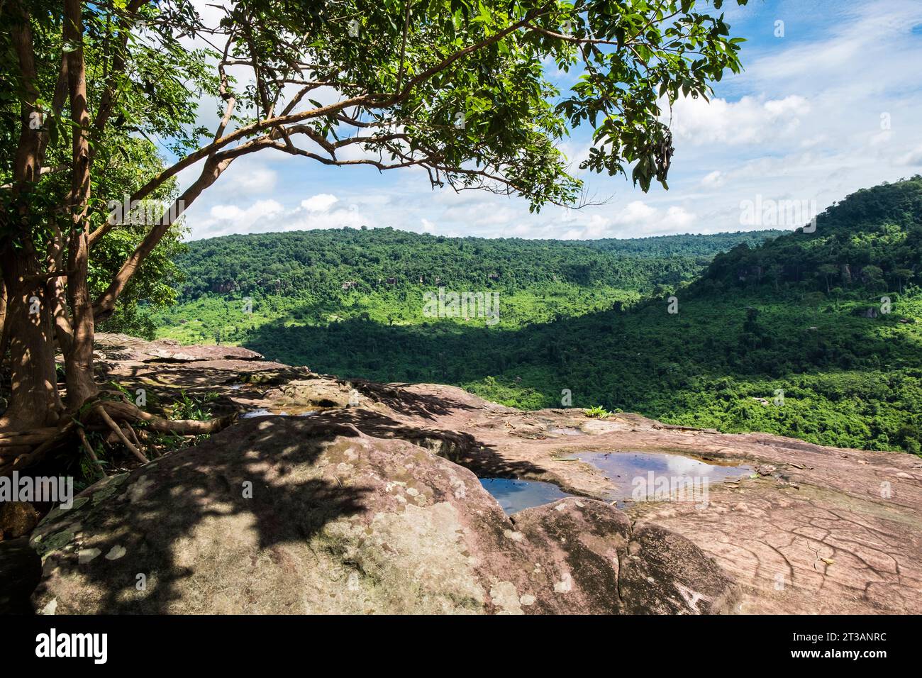 Camboya, montaña Kulen, paisaje Foto de stock