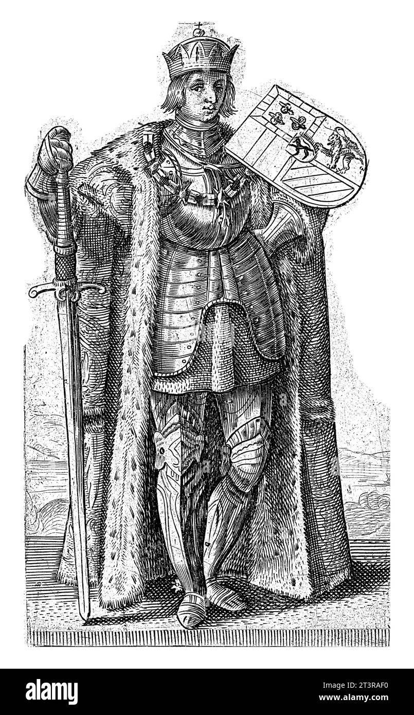 Retrato de Felipe el Justo, duque de Adriaen Matham, 1620