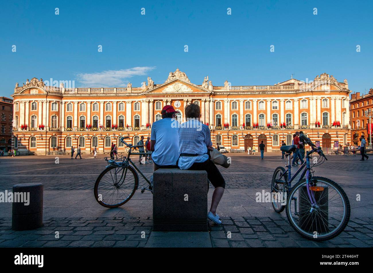 Capitole de Toulouse / El Ayuntamiento en la Place du Capitole, Toulouse, Haute Garonne, , Occitanie, Francia Foto de stock