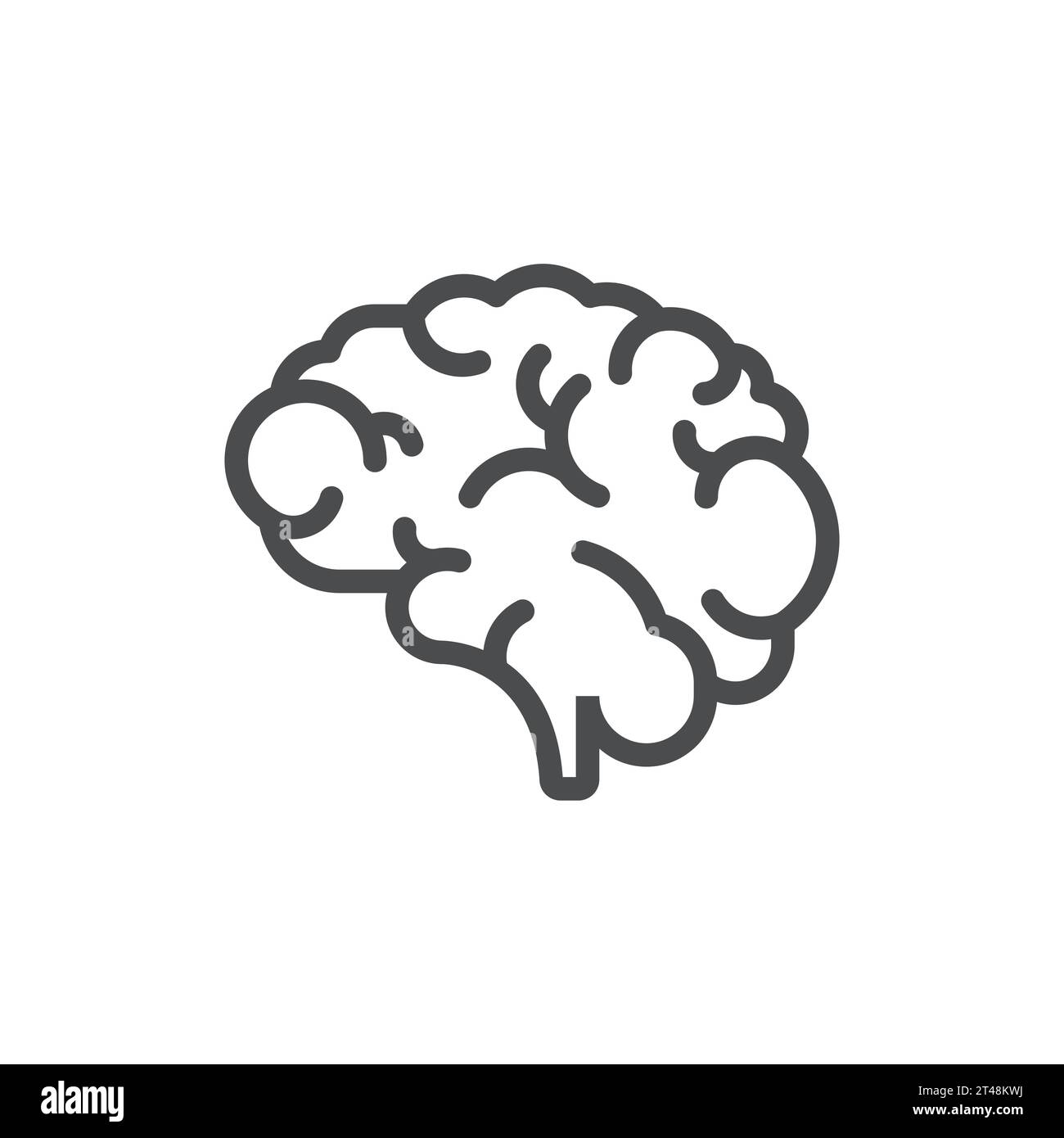 Diseño de icono de cerebro Imagen vectorial libre de regalías Ilustración del Vector